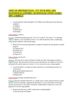 APHY 101 Midterm Exam &ndash; Ivy Tech &lpar;PDF&rpar; &vert; 2026 Questions & Answers &plus; Rationales &vert; Study Guide