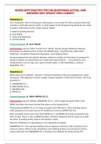 NCIDQ IDFX PRACTICE TEST &lpar;60 QUESTIONS&rpar; ACTUAL AND&NewLine;ANSWERS 2027 UPDATE 100&percnt; CORRECT