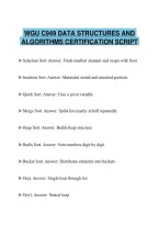 WGU&lowbar;C949&lowbar;DATA&lowbar;STRUCTURES&lowbar;AND&lowbar;ALGORITHMS&lowbar;CERTIFICATION&lowbar;SCRIPT&lowbar;2026&period;pdf