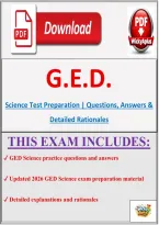 G&period;E&period;D&period; Science Test Preparation &vert; Questions&comma; Answers & Detailed Rationales