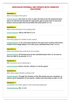 NFHS RULES FOOTBALL 2027 UPDATE WITH COMPLETE&NewLine;SOLUTIONS