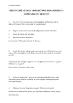 HESI&lowbar;PN&lowbar;EXIT&lowbar;V4 EXAM 100  QUESTIONS WITH UPDATED CORRECT ANSWERS A  GRADE 2023&semi;2026