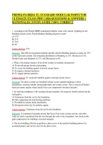 PrepIQ Florida FL Standard Modular Inspector Ultimate Exam &lpar;PDF&rpar; &vert; 2026 Questions & Answers &plus; Rationales &vert; Study Guide