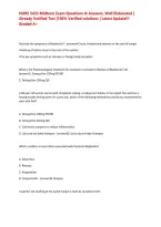 NURS 5433 Midterm Exam Questions & Answers&comma; Well Elaborated &vert; Already Verified Test &vert;100&percnt; Verified solutions &vert; Latest Update&excl;&excl;&excl; Graded A&plus;