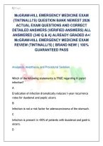 Tintinalli Emergency Medicine Exam Master Question Bank &vert; 340 Real Q&As with Verified Rationales &lpar;Newest 2026&rpar;