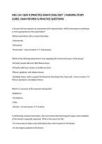 NSG 214&colon; QUIZ 8 &lpar;PRACTICE EXAM&rpar; 2026&sol;2027 &vert; NURSING STUDY GUIDE&comma; EXAM REVIEW & PRACTICE QUESTIONS