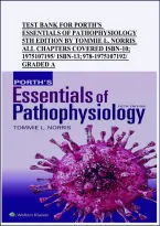 Test Bank for Conv for Porth's Essentials of Pathophysiology &lpar;5th Edition&rpar; - Graded A&plus; Comprehensive Exam Prep