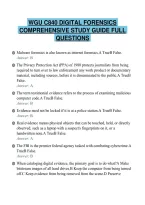 WGU&lowbar;C840&lowbar;DIGITAL&lowbar;FORENSICS&lowbar;COMPREHENSIVE&lowbar;STUDY&lowbar;GUIDE&lowbar;2026&lowbar;FULL&lowbar;QUESTIONS&period;pdf