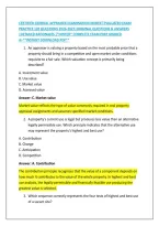 CERTIFIED GENERAL APPRAISER EXAMINATION NEWEST EVALUATED EXAM &NewLine;PRACTICE 120 QUESTIONS 2026-2027&vert;ORIGINAL QUESTIONS & ANSWERS &NewLine;&vert;DETAILED RATIONALES &vert;&ast;HINTED&ast; COMPLETE EXAM PREP GRADED &NewLine;A&plus;&ast;&ast;INSTANT DOWNLOAD PDF&ast;&ast;