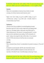 APEA Test Bank &vert; Practice Questions&comma; Answers & Exam Review