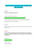 NR 509 Final Exam Questions & Answers &vert; Comprehensive Exam Review