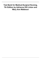 Medical-Surgical Nursing 7th Edition by Linton & Matteson &vert; Test Bank