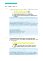 Focus on Child Health Exam &vert; Questions&comma; Answers & Study Guide 2026&sol;2027