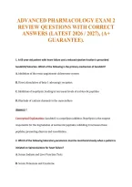 NURS 5334 Exam Compilations with Complete & Verified Solutions