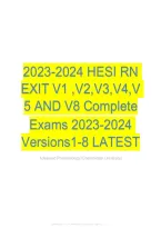 HESI RN Exit V1&ndash;V5 & V8 2023&ndash;2024 &vert; Questions&comma; Answers & Study Guide 2026&sol;2027