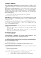 Personal Injury Workshop 3 Notes &vert; Study Guide&comma; Key Concepts & Exam Review 