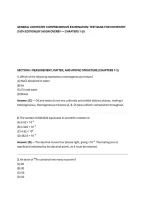 GENERAL CHEMISTRY COMPREHENSIVE EXAMINATION&colon; TEST BANK FOR CHEMISTRY&NewLine;&lpar;15TH EDITION&rpar; BY JASON OVERBY &mdash; CHAPTERS 1-25&NewLine;