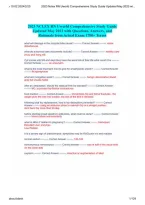 NCLEX-RN UWorld Comprehensive Study Guide 2023 &vert; Nursing Questions&comma; Answers & Exam Review