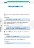  APEA 3P Exam & Study Guide &vert; 150 Questions&comma; Answers & Exam Review 2