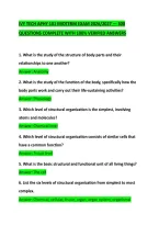 IVY TECH APHY 101 MIDTERM EXAM 2026&sol;2027 &mdash; 300 QUESTIONS COMPLETE WITH 100&percnt; VERIFIED ANSWERS