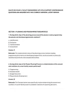 DAU FE 2010 EXAM 3&colon; FACILITY ENGINEERING LIFE CYCLE SUPPORT COMPREHENSIVE&NewLine;QUESTIONS AND ANSWERS WITH 100&percnt; CORRECT ANSWERS &vert; LATEST VERSION&NewLine;