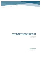 Samenvatting Verbintenissenrecht &vert; AP Hogeschool &vert; 2025-2026