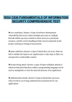WGU&lowbar;C836&lowbar;FUNDAMENTALS&lowbar;OF&lowbar;INFORMATION&lowbar;SECURITY&lowbar;COMPREHENSIVE&lowbar;TEST&period;pdf