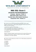 NSG 552 &vert;Advanced Psychopharmacology&vert; Exam 3&vert;  2026&sol;2027&sol;2028 &vert; Newly Released &vert; Actual Exam &vert; Modules 7-10 Q&A &plus; Rationales &vert; Wilkes &vert; Guaranteed Pass - A&plus; Graded&NewLine;&NewLine;