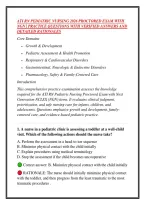 ATI RN PEDIATRIC NURSING 2026 PROCTORED EXAM WITH &NewLine;NGN &vert; PRACTICE QUESTIONS WITH VERIFIED ANSWERS AND &NewLine;DETAILED RATIONALES