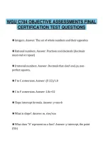 WGU&lowbar;C784&lowbar;OBJECTIVE&lowbar;ASSESSMENTS&lowbar;FINAL&lowbar;2026&lowbar;CERTIFICATION&lowbar;TEST&lowbar;QUESTIONS&period;pdf