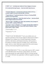 Fundamentals of Nursing Potter and Perry Concepts Mapped to ABSN Accelerated BSN Curriculum Comprehensive Study Resources for Nursing Fundamentals&comma; Patient Care&comma; Clinical Skills&comma; Health Assessment&comma; Safety&comma; Communication&comma; and Professional Nursing Practice