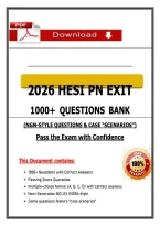 2026 HESI PN Exit Exam Practice Questions &vert; 1000&plus; NGN Question Bank & Rationales