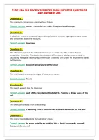 PLTW CEA EOC REVIEW SEMESTER EXAM EXPECTED QUESTIONS&NewLine;AND ANSWERS 2027&NewLine;