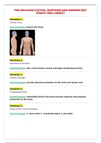 PNB 2264 EXAM 4 ACTUAL QUESTIONS AND ANSWERS 2027&NewLine;UPDATE 100&percnt; CORRECT