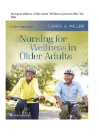 Nursing for Wellness in Older Adults 9th Edition by Carol A&period; Miller &vert; Complete Test Bank&comma; Questions & Answers &vert; 2026&sol;2027