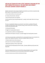 HESI RN EXIT EXAM WITH NGN LATEST VERSION B 2026&sol;HESI EXIT RN NEXT GENERATION EXAM ALL 160 QUESTIONS AND CORRECT DETAILED ANSWERS ALREADY GRADED A&plus;