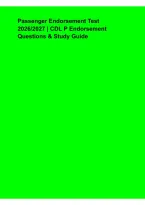 Passenger Endorsement Test 2026&ndash;2027 &ndash; CDL P Endorsement Questions&comma; Study Guide&comma; Practice Test & Exam Review