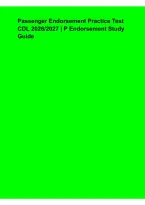 Passenger Endorsement Practice Test CDL 2026&ndash;2027 &ndash; P Endorsement Study Guide&comma; Practice Questions & Exam Review