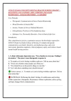 NUR 253 EXAM 4 CONCEPTS MENTAL HEALTH NURSING 2026&sol;2027 &ndash; &NewLine;QUESTIONS AND ANSWERS &vert; 100&percnt; VERIFIED &vert; DETAILED &NewLine;RATIONALES &ndash; PASS GUARANTEED &ndash; A&plus; GRADED