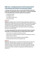 NRMS 5190 &mdash; Pathophysiology Exams 1&comma; 2&comma; 3 & 4 SUNY Downstate Medical Center Questions with Answers&vert; Pass Guaranteed&vert; Updated