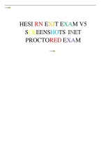 HESI RN Exit Exam V5 &vert; Screenshots & Proctored Exam Review &vert; Questions&comma; Answers & Study Guide 2026&sol;2027