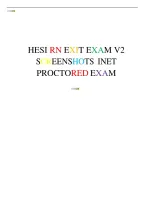 HESI RN Exit Exam V2 &vert; Screenshots & Proctored Exam Review &vert; Questions&comma; Answers & Study Guide 2026&sol;2027