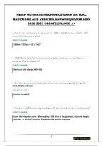 ULTIMATE NEIEP ELEVATOR MECHANIC EXAM PACKAGE  &vert;QUESTIONS AND ANSWERS&vert;BRAND NEW 2026-2027 UPDATE