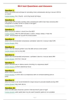 BLS test Questions and Answers