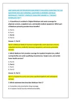 AHIP MEDICARE CERTIFICATION EXAM NEWEST EVALUATED EXAM PRACTICE 120 &NewLine;QUESTIONS 2026-2027&vert;ORIGINAL QUESTIONS & ANSWERS &vert;DETAILED &NewLine;RATIONALES &vert;&ast;HINTED&ast; COMPLETE EXAM PREP GRADED A&plus;&ast;&ast;INSTANT &NewLine;DOWNLOAD PDF&ast;&ast; 