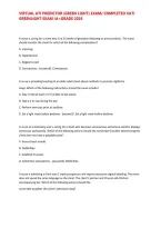 VIRTUAL ATI PREDICTOR &lpar;GREEN LIGHT&rpar; EXAM&sol; COMPLETED VATI GREENLIGHT EXAM &sol;A&plus;GRADE 2026&NewLine;