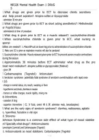 NR326 Mental Health Exam 1 Drugs &vert; Medication Review & Study Guide &vert; 2026