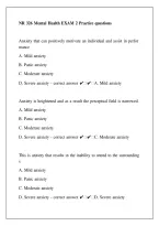 NR 326 Mental Health Exam 2 Practice Questions &vert; 2026 Study Guide