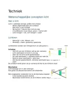 Samenvatting Techniek &vert; Licht & Energie &vert; VIVES 