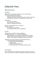 Didactiek Frans 1